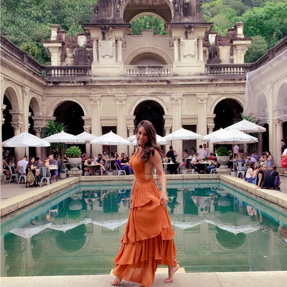 Free People Orange Dress - Picture 2 of 5